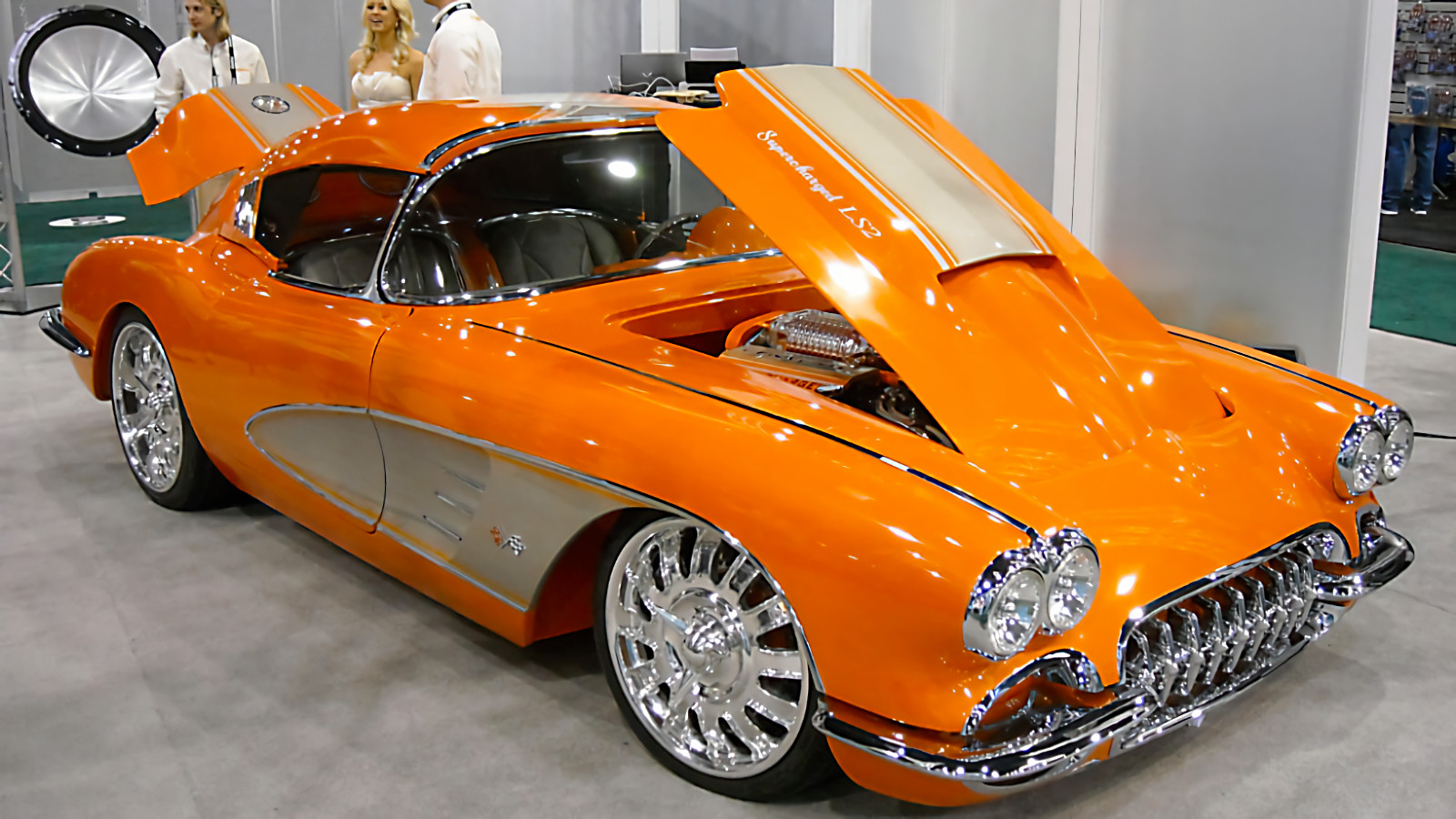 Click to Enlarge-Esc to Close Corvette Generations/C1/C1 1960 Orange Custom.jpg